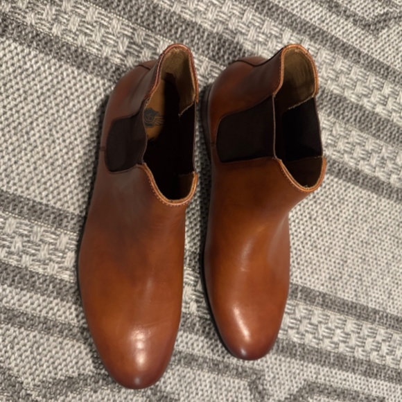 DESAI Men’s Chelsea Leather Dress Boots Casual Brown Chukka Style US Size 10 - Picture 3 of 6